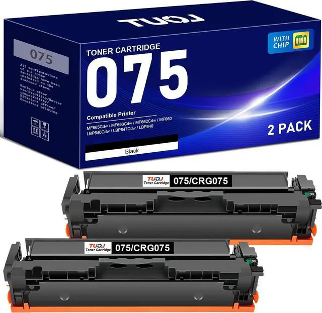 Main image of 075 Black High Capacity Toner Cartridge Compatible with Canon MF660