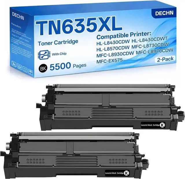 Main image of TN635XL Black Toner Cartridge Compatible with Brother MFC-L8930CDW