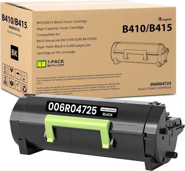 Main image of B410 Black Toner Cartridge, 6,000 Pages, 1-Pack B415 006R04725