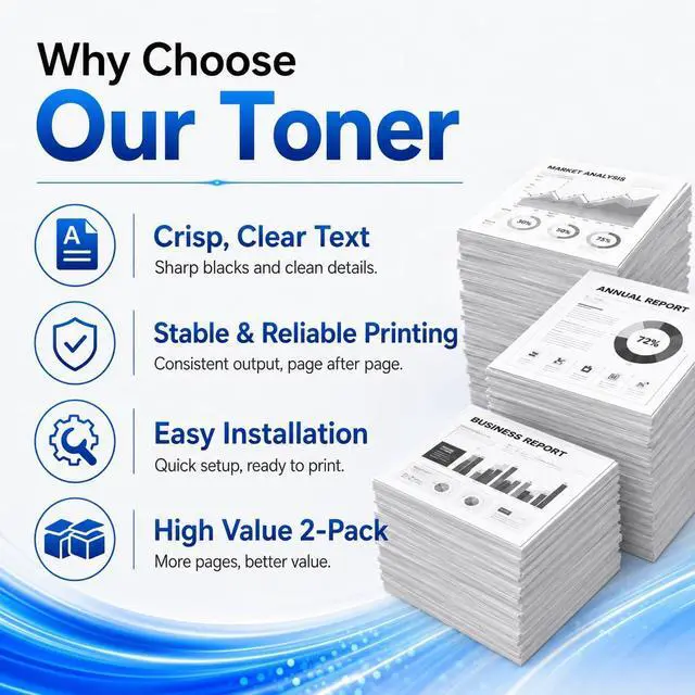 Alt view image 5 of 7 - 85A CE285A Black High-Yield Black Toner Cartridge 2-Pack