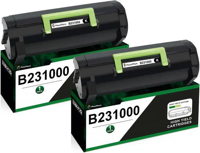 Main image of MasaiMara B231000 Black Compatible Toner Cartridge for Lexmark B2338 B2338dw B2442 B2442dw B2546 B2546dw B2650 B2650dn B2650dw MB2338 MB2338adw MB2442 MB2442adwe MB2546adwe MB2650adwe Laser Printers