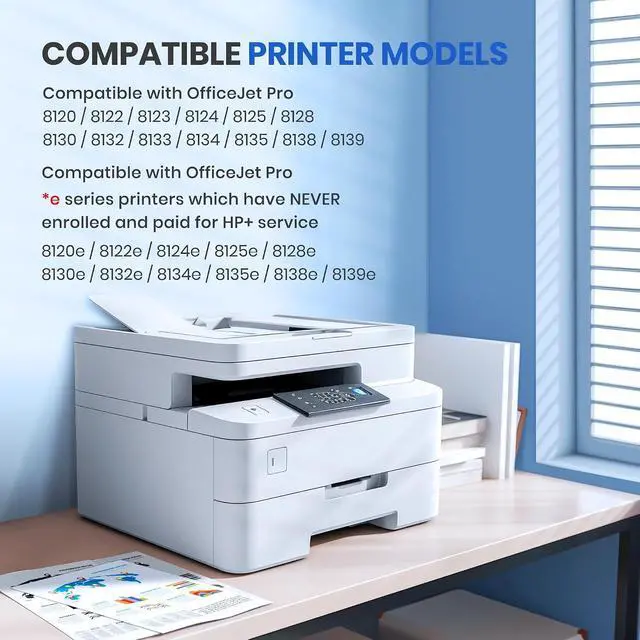 Alt view image 2 of 7 - 923e 923XL 923 Ink Cartridges Combo Pack with Chip 4 Pack