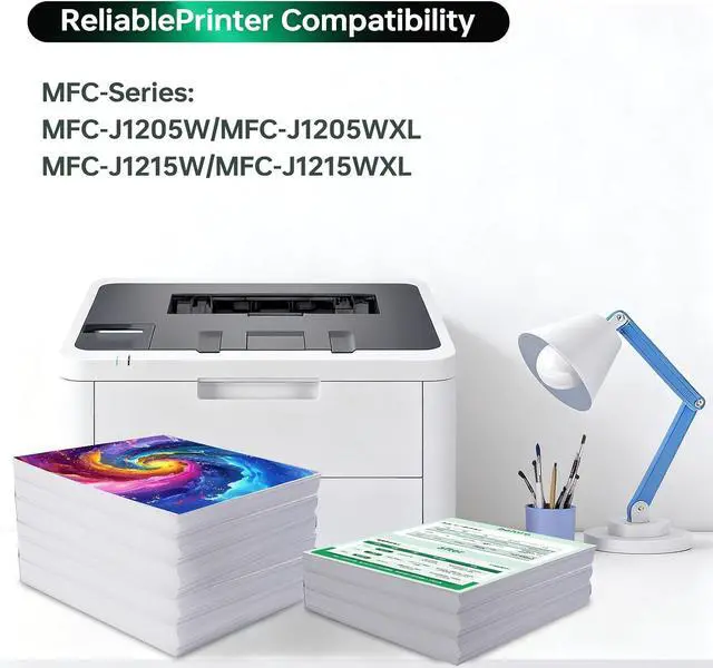 Alt view image 2 of 7 - LC404 Ink Cartridges Replacement for Brother LC 404 LC-404 LC404BK, 10Pack