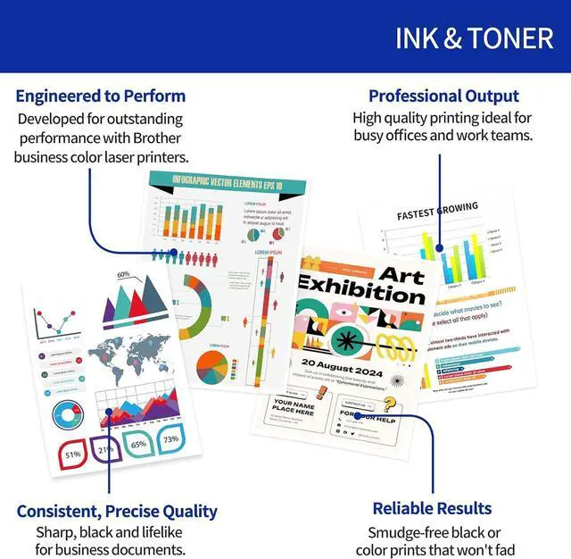 Alt view image 4 of 6 - 1 Pack TN635 TN635XL Magenta Toner Cartridge Replacement for Brother TN635XL Toner Work for HL-L8430CDW, HL-L8430CDWT, HL-L8570CDW,MFC-L8730CDW, MFC-L8930CDW, MFC-L8970CDW and MFC-EX575 Printers