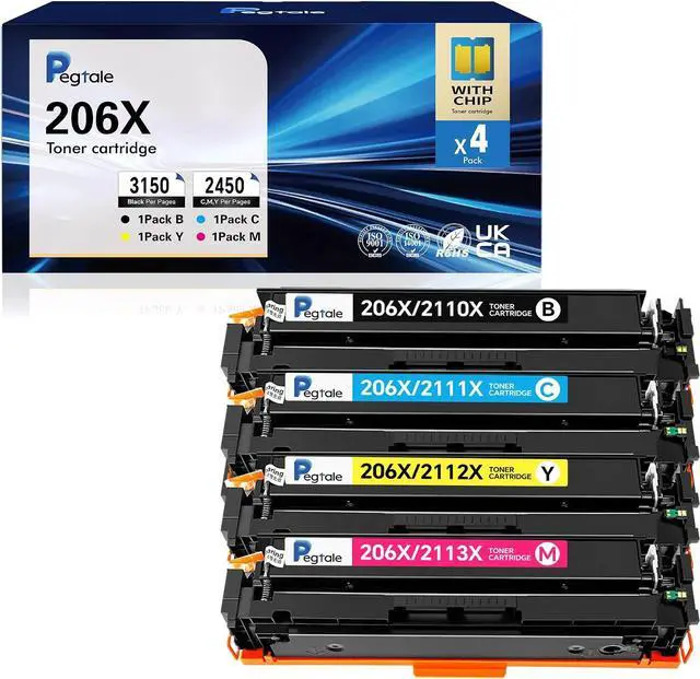 Main image of 206X Extra High Yield Toner Cartridge Replacement for HP 206 206X 206A