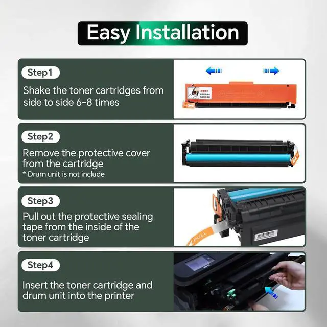 Alt view image 6 of 7 - 206X Extra High Yield Toner Cartridge Replacement for HP 206 206X 206A