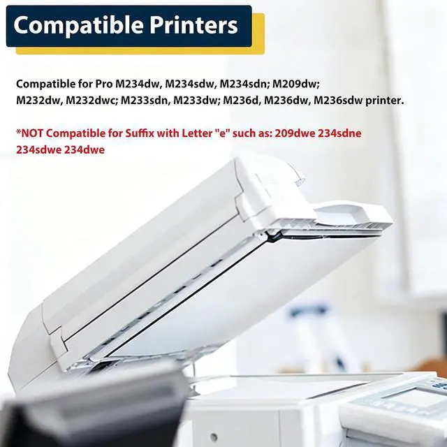 Alt view image 2 of 5 - 134X Black Toner Cartridge with Chip Compatible for HP 134X W1340X