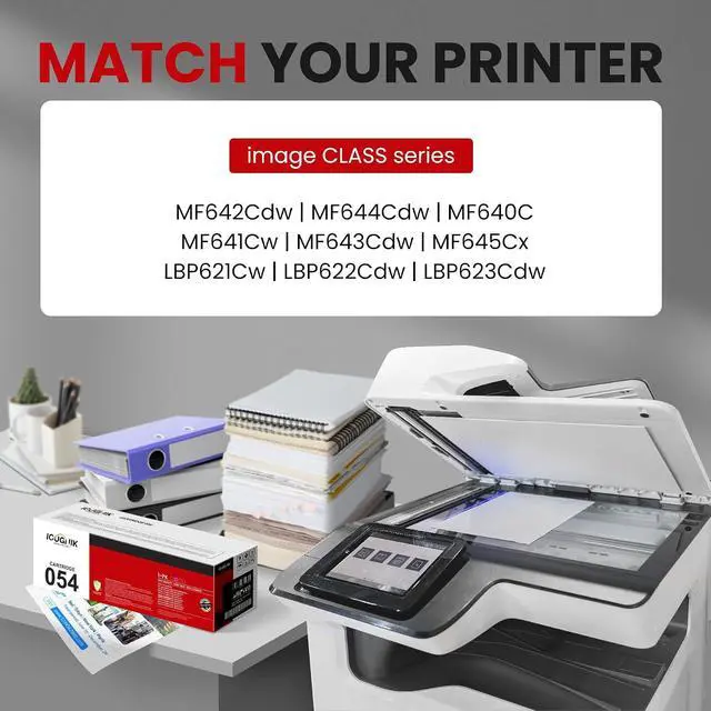 Alt view image 2 of 7 - 1-Pack CRG 054 High Yield Magenta Toner Cartridge Replacement for Canon CRG 054 for imageCLASS MF642Cdw MF644Cdw MF640C MF641Cw MF643Cdw MF645Cx LBP621Cw LBP622Cdw LBP623Cdw Printer