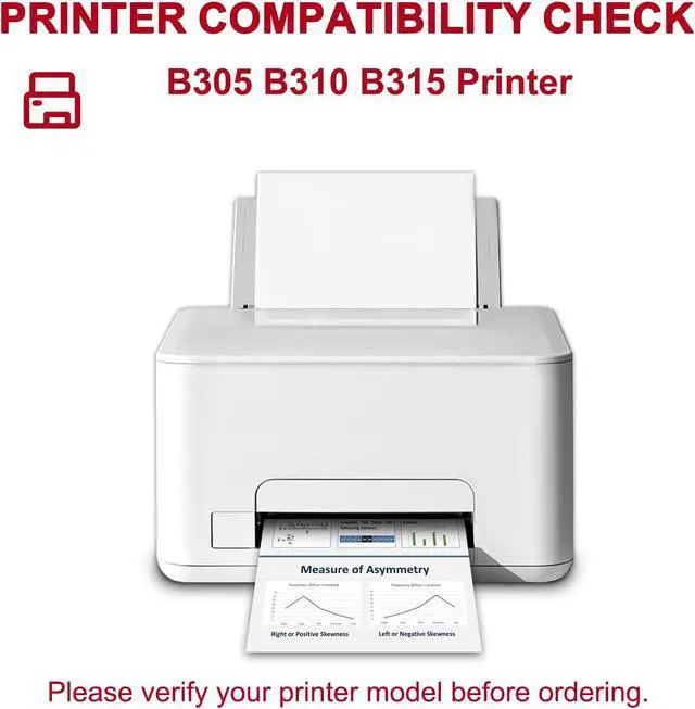 Alt view image 2 of 7 - B310 Toner Compatible for B310/15/05 High Yield 3k