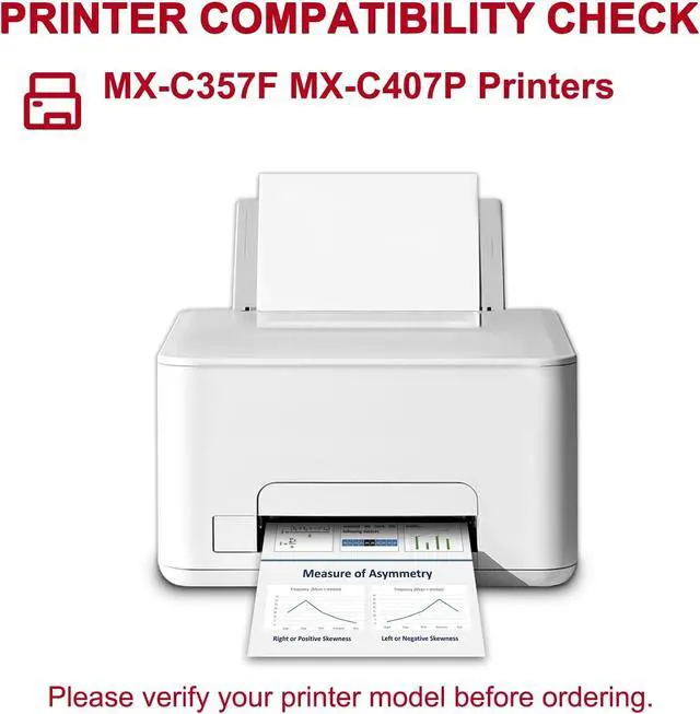 Alt view image 2 of 7 - Compatible MX-C35T Toner 4-Pack CMYK High Yields 27k Pages