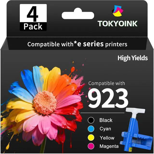Main image of TOKYOINK 923 Ink Cartridges Combo Pack Replacement for HP 923 Ink Cartridge