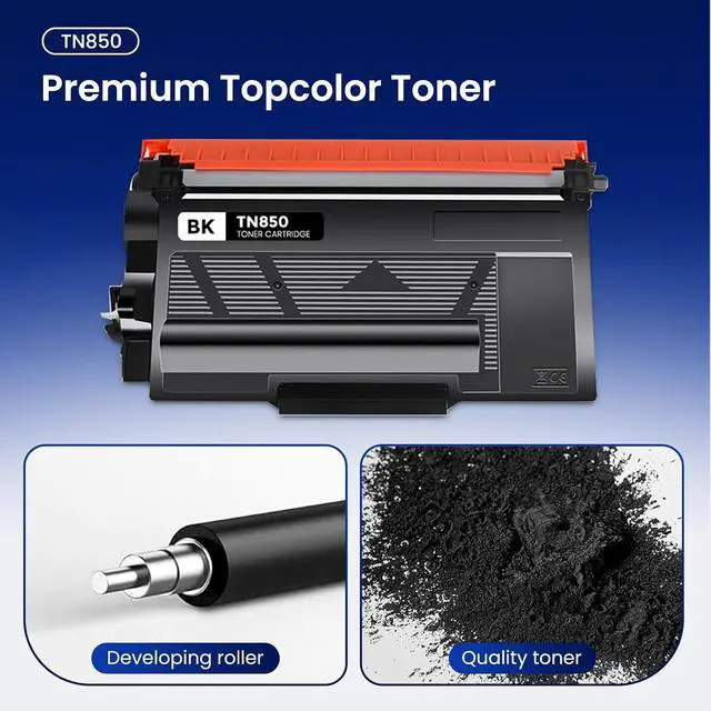 Alt view image 5 of 6 - TN850 Toner Cartridge Black Replacement for Brother TN-850 TN 850 TN820