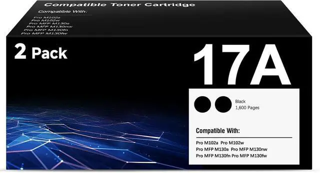 Main image of 17A Toner Cartridge Compatible Replacement for HP CF217A 17A Black Toner