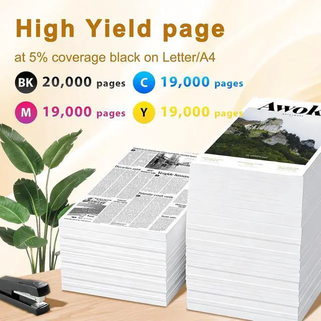 Alt view image 3 of 5 - TN328 TN-328 Toner Cartridge 4-Pack TN328K TN328C TN328M TN328Y Compatible for Konica Minolta Bizhub TN328 Toner for C250i C300i C360i C450i C550i C650i C7130i PrinterBMCY