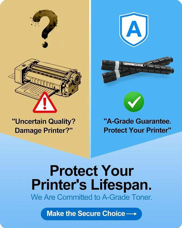 Alt view image 2 of 7 - MasaiMara GPR-53 GPR53 GPR 53 Black Toner Cartridge Compatible for Canon imageRUNNER Advance C3020 C3320 C3320F C3320L C3325 C3325i C3330 C3520 C3520i C3525 C3525i C3530 C3530i C3330i C3730i Printer