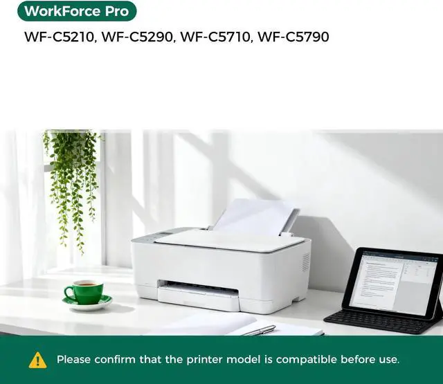 Alt view image 2 of 7 - Remanufactured T902XL Ink Cartridges Set 4-Pack Replacement for 902XL T902XL Ink High Yield Compatible Works with WorkForce Pro WF-C5210 WF-C5290 WF-C5710 WF-C5790 Printer Ink Black Cyan MagentaYellow