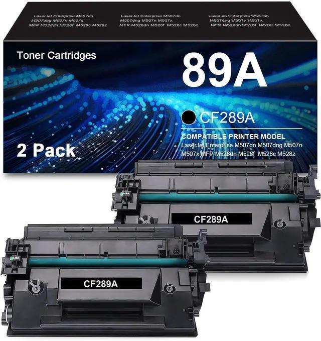 Main image of 89A Black Toner Cartridge Replacement for HP 89X LaserJet M507 MFP M528