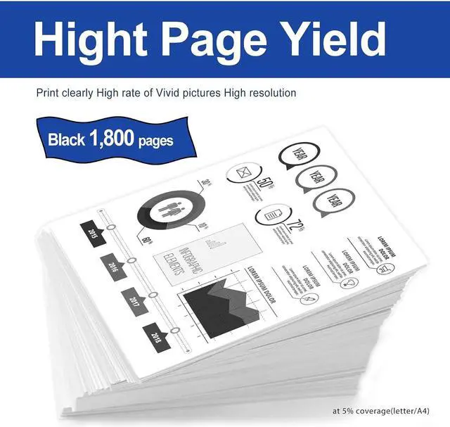 Alt view image 3 of 7 - TN420 TN-420 High Yield Toner Cartridge Replacement for Brother TN 420 Toner Cartridge Compatible with HL-2230 HL-2240 HL-2270DW HL-2280DW MFC-7240 MFC-7360N MFC-7460DN MFC-7860DW (2Pack, Black)