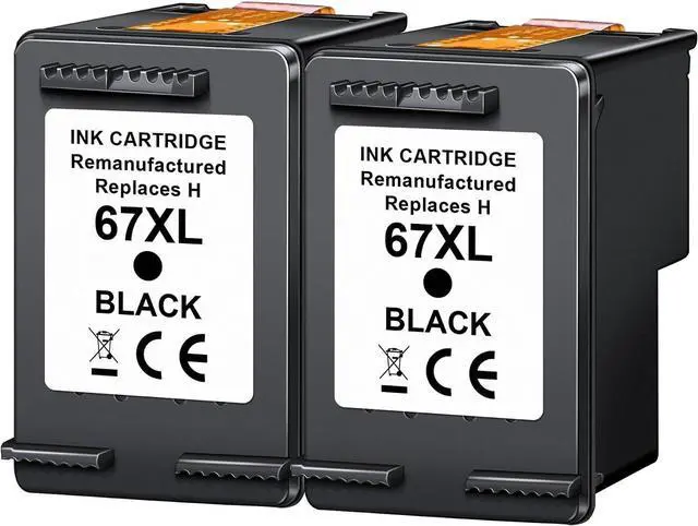 Main image of 67XL Black Ink Cartridge 2 Black Pack