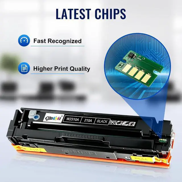Alt view image 5 of 6 - 215A Toner Cartridges 4 Pack Replacement for HP 215A W2310A M183fdw Toner