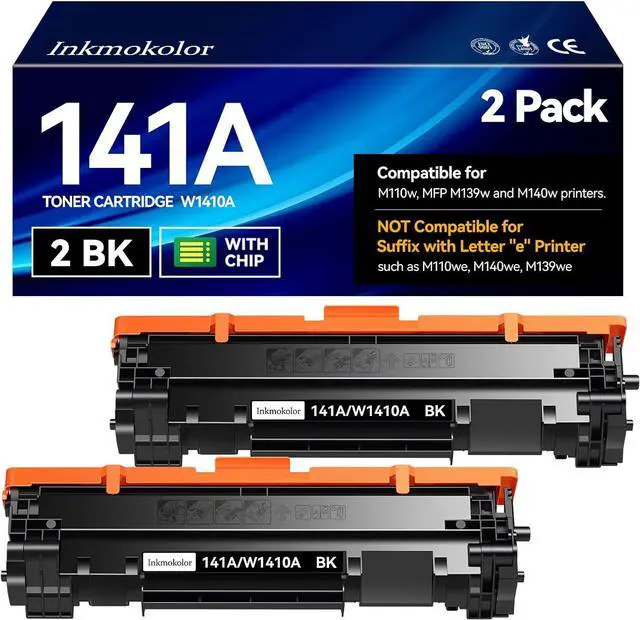 Main image of 141A W1410A Toner Cartridge High Yield Replacement for HP 141A W1410A 141X W1410X Compatible for HP LaserJet pro M110w MFP M140w M139 2-Black