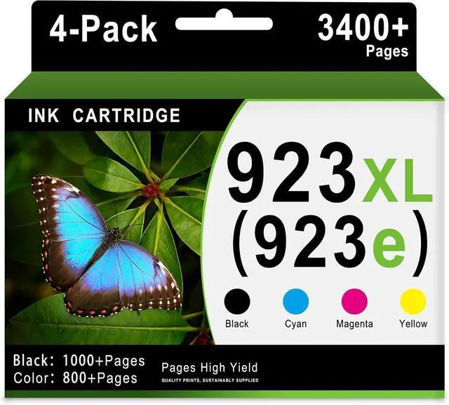 Main image of 923XL 923e Ink Cartridges 4-Pack Replacement for HP 923 XL
