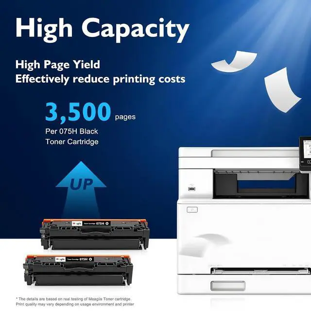 Alt view image 3 of 7 - 075H Black Toner Cartridge with Chip 2-Pack, Replacement for Canon 075H 075