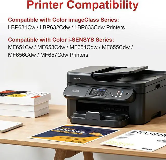 Alt view image 2 of 7 - 067h Toner Cartridge Set Replacement for Canon 067h 067 MF656Cdw MF653Cdw