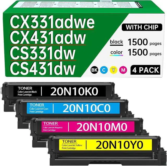 Main image of cs331 cx331 Toner Cartridges Compatible with Lexmark CS331dw CS431dw