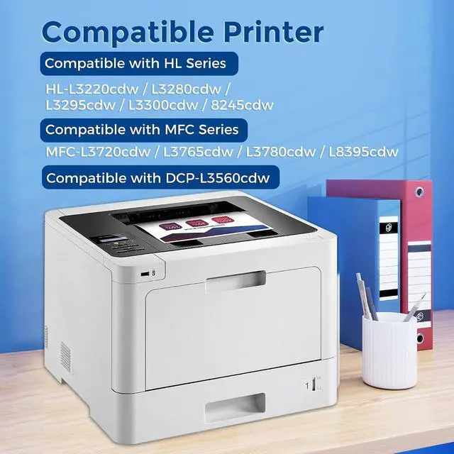 Alt view image 2 of 6 - TN229XL Toner Cartridges 4 Pack Color Compatible for Brother TN229XL TN229