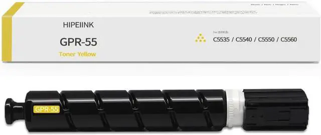 Main image of GPR55 GPR-55 Yellow Toner Cartridges Compatible for GPR55 GPR-55 Toner for imagerunner Advance C5535i C5540i C5550i C5560i Printers