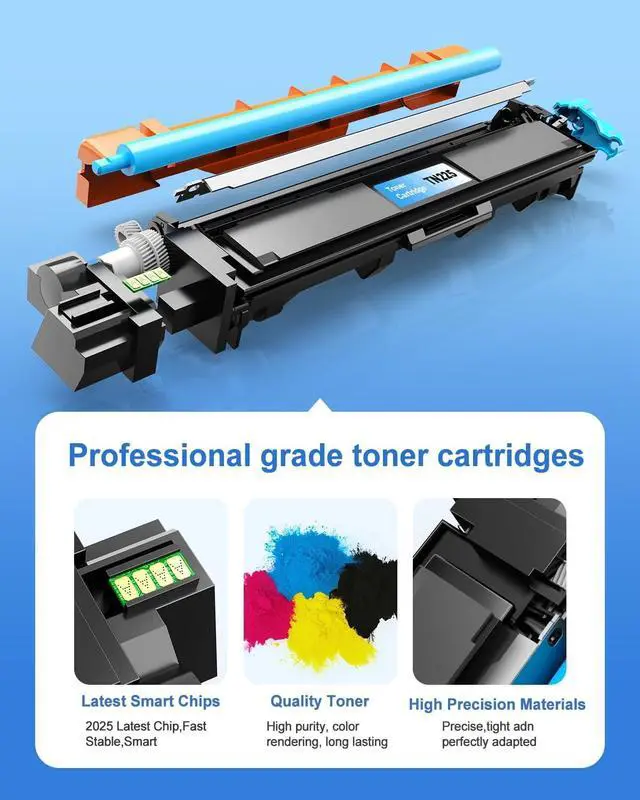 Alt view image 4 of 7 - TN221/TN225 High Yield Toner Cartridges (4-Pack, BK/C/M/Y)