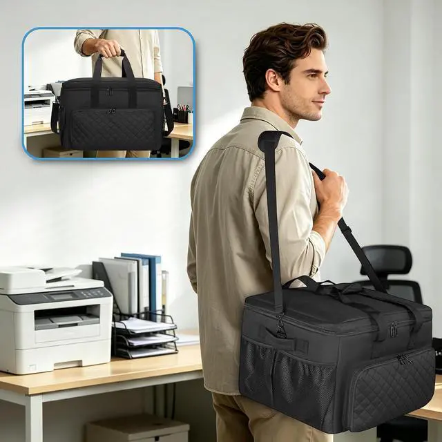 Alt view image 7 of 7 - CROTIRAD Printer Carrying Case Compatible with DNP/Fujifilm/HiTi Photo Printer