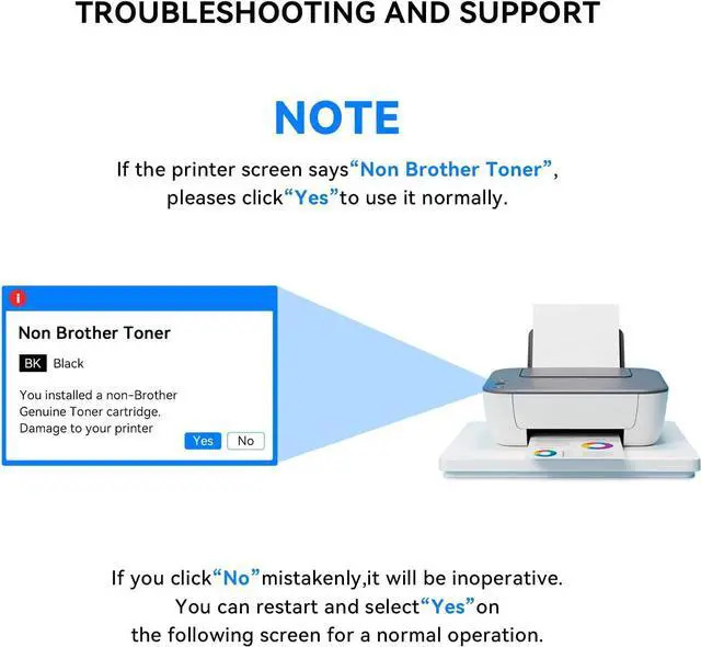 Alt view image 7 of 7 - TN229XXL Toner Cartridge Compatible for Brother TN229 TN229XL