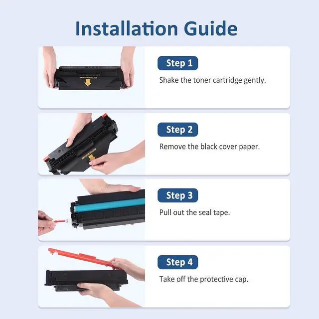 Alt view image 4 of 6 - 131A Toner Cartridges 4-Pack Set for 131X MFP M276NW M251N 4-Pack (BYCM)