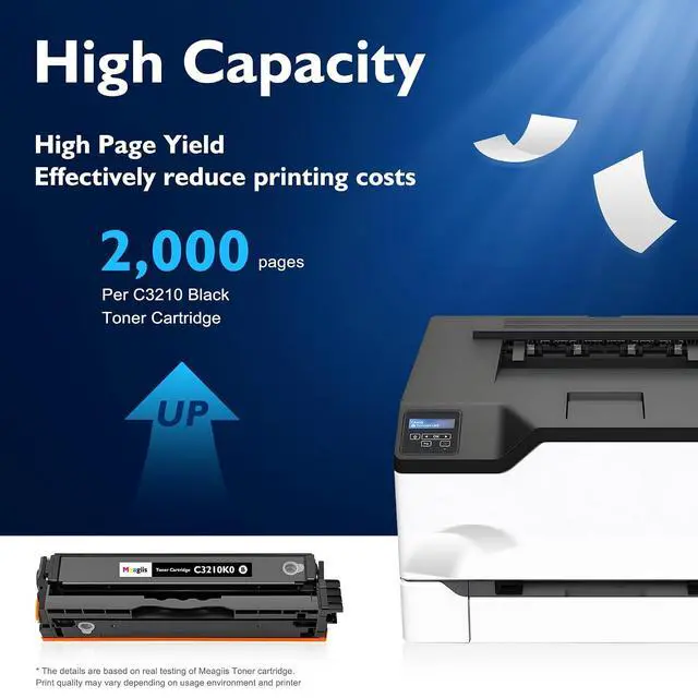 Alt view image 3 of 7 - C3210K0 Black Toner Cartridges (with Chip) Compatible with Lexmark