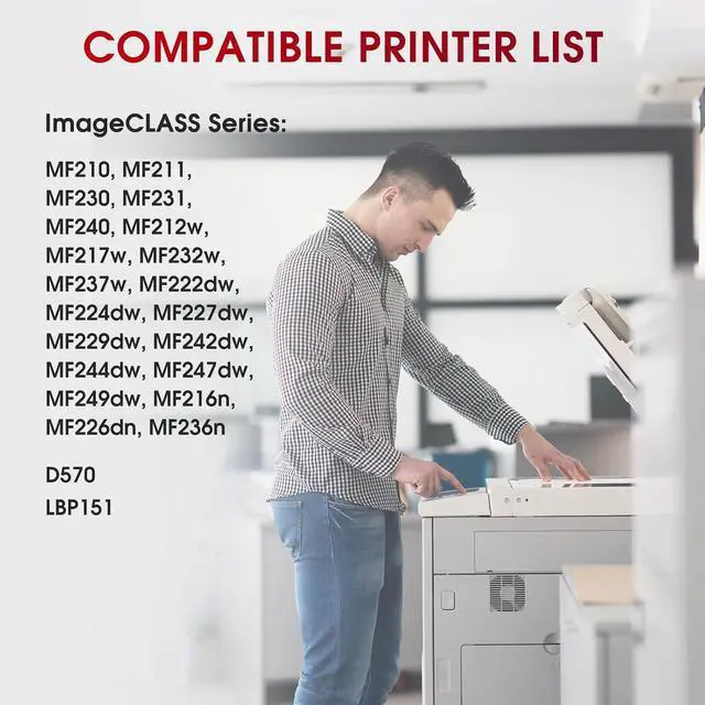 Alt view image 2 of 7 - 137 Black Toner Cartridges 2Pack for Canon CRG-137 MF210 220 230 240 Series