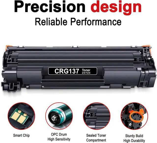 Alt view image 4 of 7 - CRG-137 137 Toner Cartridge Replacement for Canon 137 Black Toner Cartridge CRG137 ImageClass D570 LBP151dw MF216n MF236n MF232W MF227dw MF229dw MF244dw MF247dw Printer (2 Black)