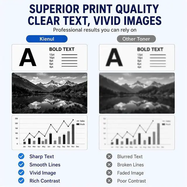 Alt view image 5 of 7 - TN450 Black Toner Cartridge High Yield Replacement for Brother TN-450 TN450 Use for HL-2240 HL-2270DW HL-2280DW MFC-7360N MFC-7460DN MFC-7860DW IntelliFax 2840 2940 Printer(2 Pack)