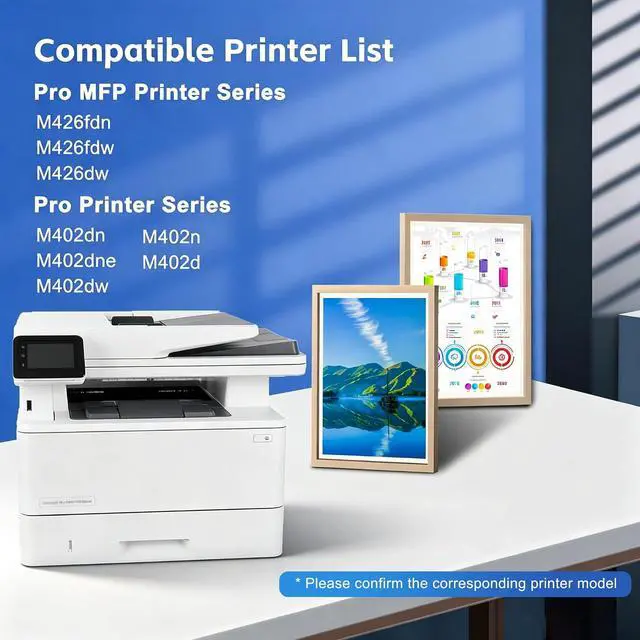 Alt view image 2 of 7 - 26X CF226X Toner Cartridge Compatible for HP 26A CF226A 26X Black
