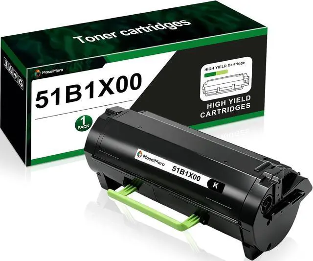 Main image of MasaiMara 51B1X00 Extra High Yield Compatible Toner Cartridge for Lexmark MS517 MS517dn MX517de MS617 MS617dn MX617de Printers (Black, 1-Pack)