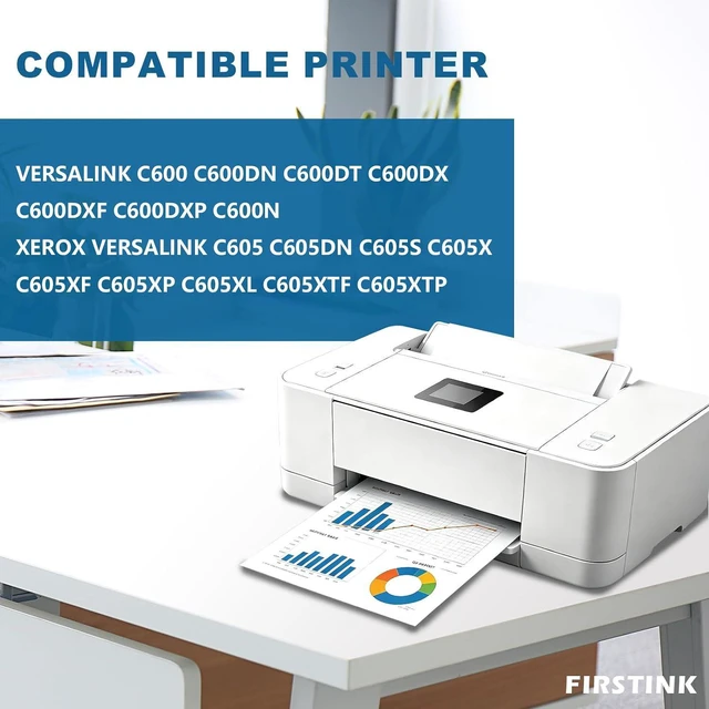 Alt view image 2 of 5 - Compatible with Xerox VersaLink C600 C605 Toner Cartridges