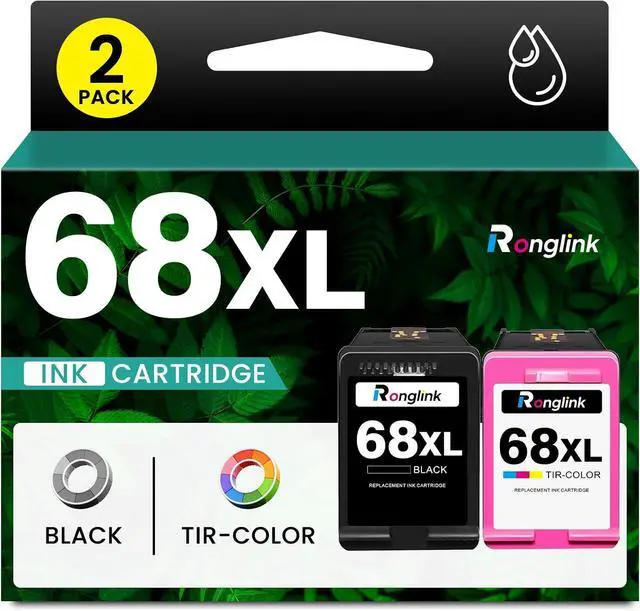 Main image of 68XL Ink Cartridges Combo Pack with Chip, 1 Black, 1 Tri-Color