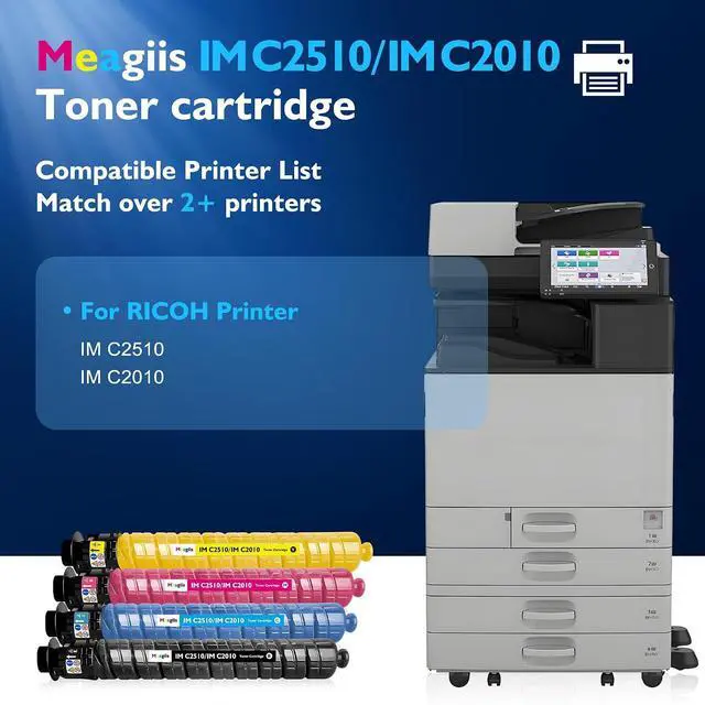 Alt view image 2 of 7 - IM C2010 IM C2510 Toner Cartridges High Yield Replacement for Ricoh