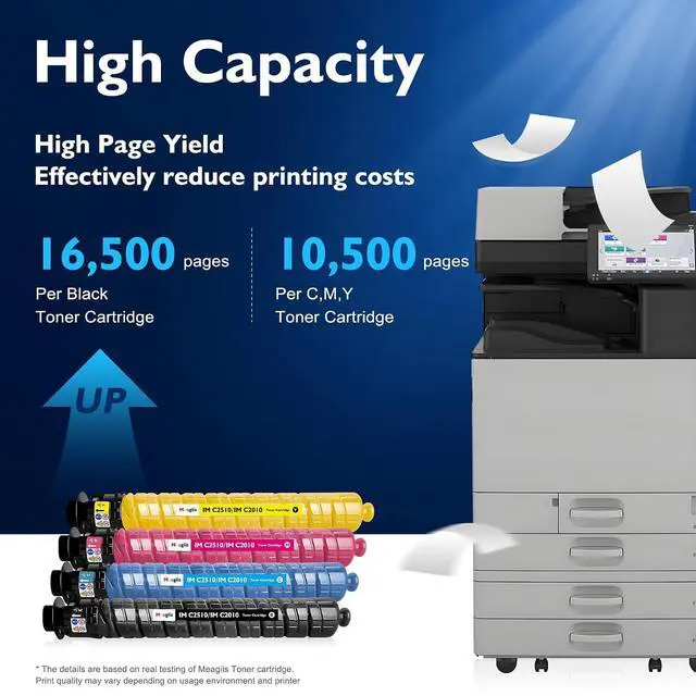 Alt view image 3 of 7 - IM C2010 IM C2510 Toner Cartridges High Yield Replacement for Ricoh