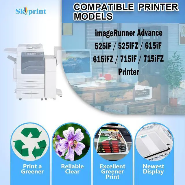 Alt view image 2 of 7 - T03 Black Toner Cartridge 525iF Compatible with Canon T03 Toner Replacement for Canon imageRunner Advance 525iF 525iFZ 615iF 615iFZ 715iF 715iFZ Printer.2725C001AA