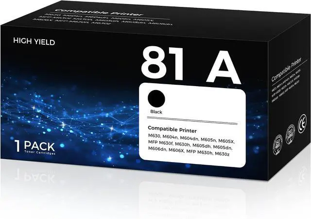 Main image of 81A Toner Compatible for HP Laser Jet 81A Black Toner Cartridge CF281A