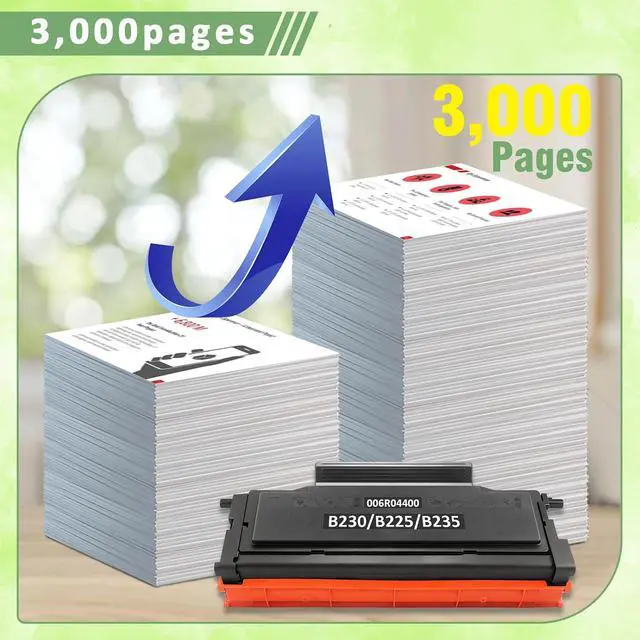 Alt view image 5 of 7 - B230 B225 B235 Toner Cartridge (with Chip) for Xerox Printer,006R04400 Replacement C325 C320 Ink Cartridge,Compatible with Xerox B225 B235 Color Multifunction Printer 006R04399 006R04401 (Black)