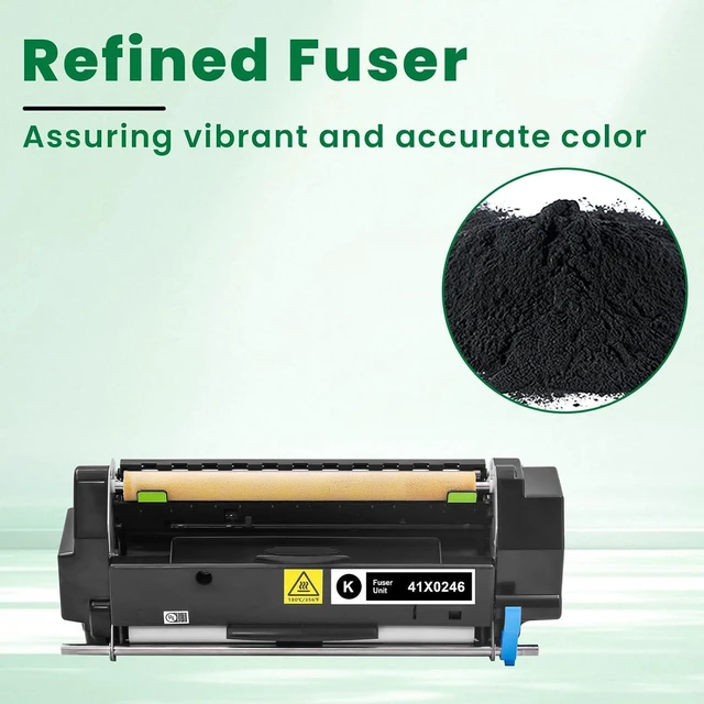 Alt view image 4 of 7 - Vylent CS820 CX825 41X0246 Fuser Unit with Chip 300,000 Pages Yield 110V