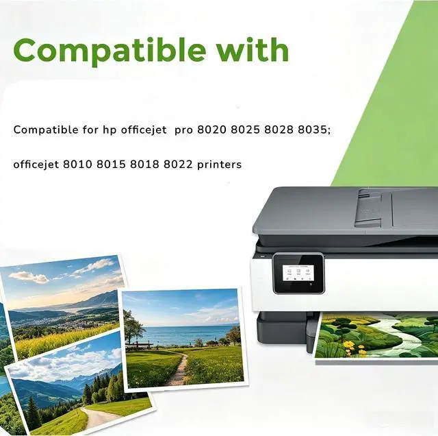 Alt view image 2 of 7 - 910XL Ink Cartridges Combo Pack, 910xl Ink cartridges for hp Printers, Compatible for hp officejet pro 8020 8025 8028 8035, Officejet 8010 8015 8018 8022 Printers